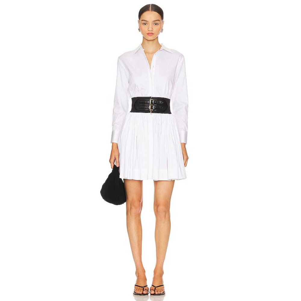 Karina Grimaldi | Briar Mini Dress | Seashell White | L